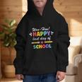 Woo-Hoo Happy Last Day Of School Fun Back To School Graphic Kid Hoodie Woo-Hoo Happy Last Day Of School Fun Back To School Graphic Kid Hoodie