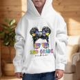 2nd Grade Vibes Messy Hair Bun Girl Back To School First Day Graphic Kid Hoodie 2nd Grade Vibes Messy Hair Bun Girl Back To School First Day Graphic Kid Hoodie