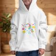 Back To School Unicorn First Grade Here I Come Premium Tri-Blend Graphic Kid Hoodie