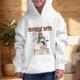 Buckin' Into Pre-K Back To School Cowboy Western Graphic Kid Hoodie Buckin' Into Pre-K Back To School Cowboy Western Graphic Kid Hoodie