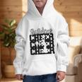 Bulldogs Cheer Back To School Cheerleading Spirit Graphic Kid Hoodie