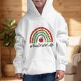 Bus Driver Rainbow Appreciation Day Hello Back To School Graphic Kid Hoodie