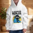Classroom Ninja Academics In Disguise Back To School Student Graphic Kid Hoodie Classroom Ninja Academics In Disguise Back To School Student Graphic Kid Hoodie