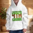 Creepin’ Into 4th Grade Kids Boy Gamer Pixel Back To School Performance Graphic Kid Hoodie