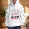 Cute 2nd Grade Vibes Cat Kitten Lover Back To School Girls Graphic Kid Hoodie Cute 2nd Grade Vibes Cat Kitten Lover Back To School Girls Graphic Kid Hoodie