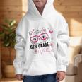 Cute 6th Grade Vibes Cat Kitten Lover Back To School Girls Graphic Kid Hoodie