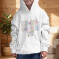 Cute Preppy Back To School Floral Kindergarten For Girls Graphic Kid Hoodie Cute Preppy Back To School Floral Kindergarten For Girls Graphic Kid Hoodie