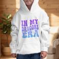 In My Dragons Era Back To School Spirit Game Retro Groovy Graphic Kid Hoodie In My Dragons Era Back To School Spirit Game Retro Groovy Graphic Kid Hoodie