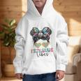 Fifth Grade Vibes Messy Hair Bun Girl Back To School 5th Graphic Kid Hoodie Fifth Grade Vibes Messy Hair Bun Girl Back To School 5th Graphic Kid Hoodie