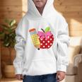 Girls Back To School Apple Toddler First Day Of Preschool Graphic Kid Hoodie