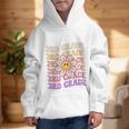 Groovy 3rd Grade Back To School Retro Groovy Third Grade Graphic Kid Hoodie