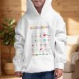 Groovy Cute ABC School Nurse Alphabet Back To School Women Graphic Kid Hoodie