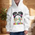 Hello Preschool Messy Bun Tie Dye Back To School Girls Kids Graphic Kid Hoodie Hello Preschool Messy Bun Tie Dye Back To School Girls Kids Graphic Kid Hoodie