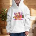 Hello Third Grade Back To School Pencil Tie Dye 3rd Grade Performance Graphic Kid Hoodie