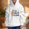 Lil Miss 4th Grade Coquette Bow Pencil Back To School Girls Graphic Kid Hoodie Lil Miss 4th Grade Coquette Bow Pencil Back To School Girls Graphic Kid Hoodie