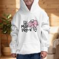 LiL Miss Pre-K Girls Coquette Bow Gingham Bow Back To School Graphic Kid Hoodie LiL Miss Pre-K Girls Coquette Bow Gingham Bow Back To School Graphic Kid Hoodie