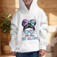 Little Miss 1st Grade Messy Bun Back To School Girls Kids Graphic Kid Hoodie Little Miss 1st Grade Messy Bun Back To School Girls Kids Graphic Kid Hoodie