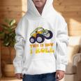 Monster Truck School Bus This Is How I Roll Back To School Graphic Kid Hoodie