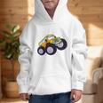 Monster Truck School Bus Yellow Back To School Kids Toddler Graphic Kid Hoodie Monster Truck School Bus Yellow Back To School Kids Toddler Graphic Kid Hoodie