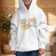 Oh Hey Pre-K Groovy Retro First Day Back To School Graphic Kid Hoodie Oh Hey Pre-K Groovy Retro First Day Back To School Graphic Kid Hoodie