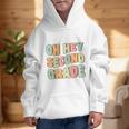 Oh Hey Second Grade Cute Groovy Back To School 2nd Grade Graphic Kid Hoodie Oh Hey Second Grade Cute Groovy Back To School 2nd Grade Graphic Kid Hoodie