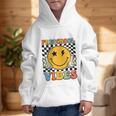 Preschool Vibes Retro Groovy Back To School Pre-K Graphic Kid Hoodie Preschool Vibes Retro Groovy Back To School Pre-K Graphic Kid Hoodie