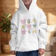 Retro Groovy Back To School Coquette First Day Of School Graphic Kid Hoodie