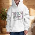 Teach Them To Be Kind Leopard Kindergarten Back To School Graphic Kid Hoodie Teach Them To Be Kind Leopard Kindergarten Back To School Graphic Kid Hoodie