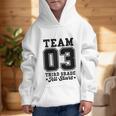 Team 3rd Grade All-Stars Back To School Sports Jersey Graphic Kid Hoodie