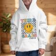 Third Grade Vibes Retro Smile Back To School 3rd Grade Team Graphic Kid Hoodie Third Grade Vibes Retro Smile Back To School 3rd Grade Team Graphic Kid Hoodie