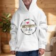 Women's Leopard Activity Aide Appreciation Week Back To School Graphic Kid Hoodie Women's Leopard Activity Aide Appreciation Week Back To School Graphic Kid Hoodie