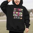 Back To School My 1st Day Of Kindergarten 2026 Bow Graphic Kid Hoodie Back To School My 1st Day Of Kindergarten 2026 Bow Graphic Kid Hoodie