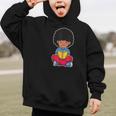 Back To School Afro African American Boy Student Graphic Kid Hoodie