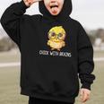 Back To School Chick With Brains Smart Intelligent Girls Graphic Kid Hoodie Back To School Chick With Brains Smart Intelligent Girls Graphic Kid Hoodie