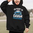 Back To School First Day Of Preschool Police Car Boys Graphic Kid Hoodie Back To School First Day Of Preschool Police Car Boys Graphic Kid Hoodie