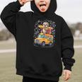 Back To School Sloth School Bus 100 Days Of School Graphic Kid Hoodie