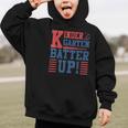 Baseball Kindergarten Back To School Kindergarten Batter Up Graphic Kid Hoodie Baseball Kindergarten Back To School Kindergarten Batter Up Graphic Kid Hoodie