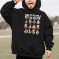 How To Become a Better Reader Dog Back To School Graphic Kid Hoodie How To Become a Better Reader Dog Back To School Graphic Kid Hoodie