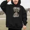 Born To Go Hunting Forced To Go Back To School Camo Deer Boy Graphic Kid Hoodie