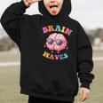 Brain Waves Last Day Of School Back To School Graphic Kid Hoodie