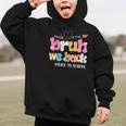 Bruh We Back Back To School First Day Back To School Graphic Kid Hoodie