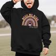 Bruh We Back To School Office Support Staff Leopard Rainbow Graphic Kid Hoodie Bruh We Back To School Office Support Staff Leopard Rainbow Graphic Kid Hoodie