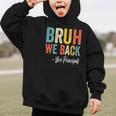 Bruh We Back Vice Principal Retro Vintage Back To School Graphic Kid Hoodie Bruh We Back Vice Principal Retro Vintage Back To School Graphic Kid Hoodie