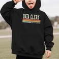 Data Clerk Week Retro Vintage Back To School Day Graphic Kid Hoodie Data Clerk Week Retro Vintage Back To School Day Graphic Kid Hoodie