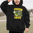 Diggin 4th Grade Bulldozer Back To School Graphic Kid Hoodie Diggin 4th Grade Bulldozer Back To School Graphic Kid Hoodie
