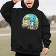 Dinosaur Kids Riding a Bus Back To School Ready To Crush Graphic Kid Hoodie Dinosaur Kids Riding a Bus Back To School Ready To Crush Graphic Kid Hoodie