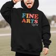Fine Arts Squad Boho Cute Back To School Fine Arts Graphic Kid Hoodie Fine Arts Squad Boho Cute Back To School Fine Arts Graphic Kid Hoodie