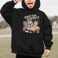 First Day Already Sloth Alarm Clock Back To School Graphic Kid Hoodie