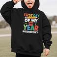 First Day Of My Last Year In Elementary Back To School Graphic Kid Hoodie First Day Of My Last Year In Elementary Back To School Graphic Kid Hoodie