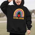 First Day Of School Nurse Back To School Rainbow Pencil Graphic Kid Hoodie First Day Of School Nurse Back To School Rainbow Pencil Graphic Kid Hoodie